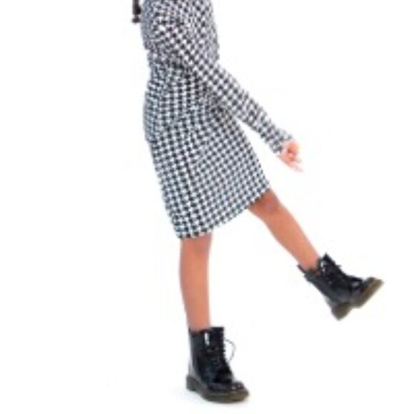 H&M, l.o.g.g, Kids, Houndstooth Dress, Long Sleeve, 8-10 Y, NWT - Picture 1 of 1